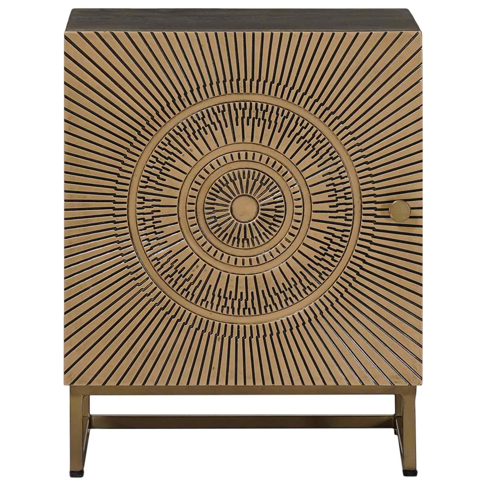 vidaXL Handmade Bedside Cabinet Coffee Brown 40 x 30 x 50 cm 3