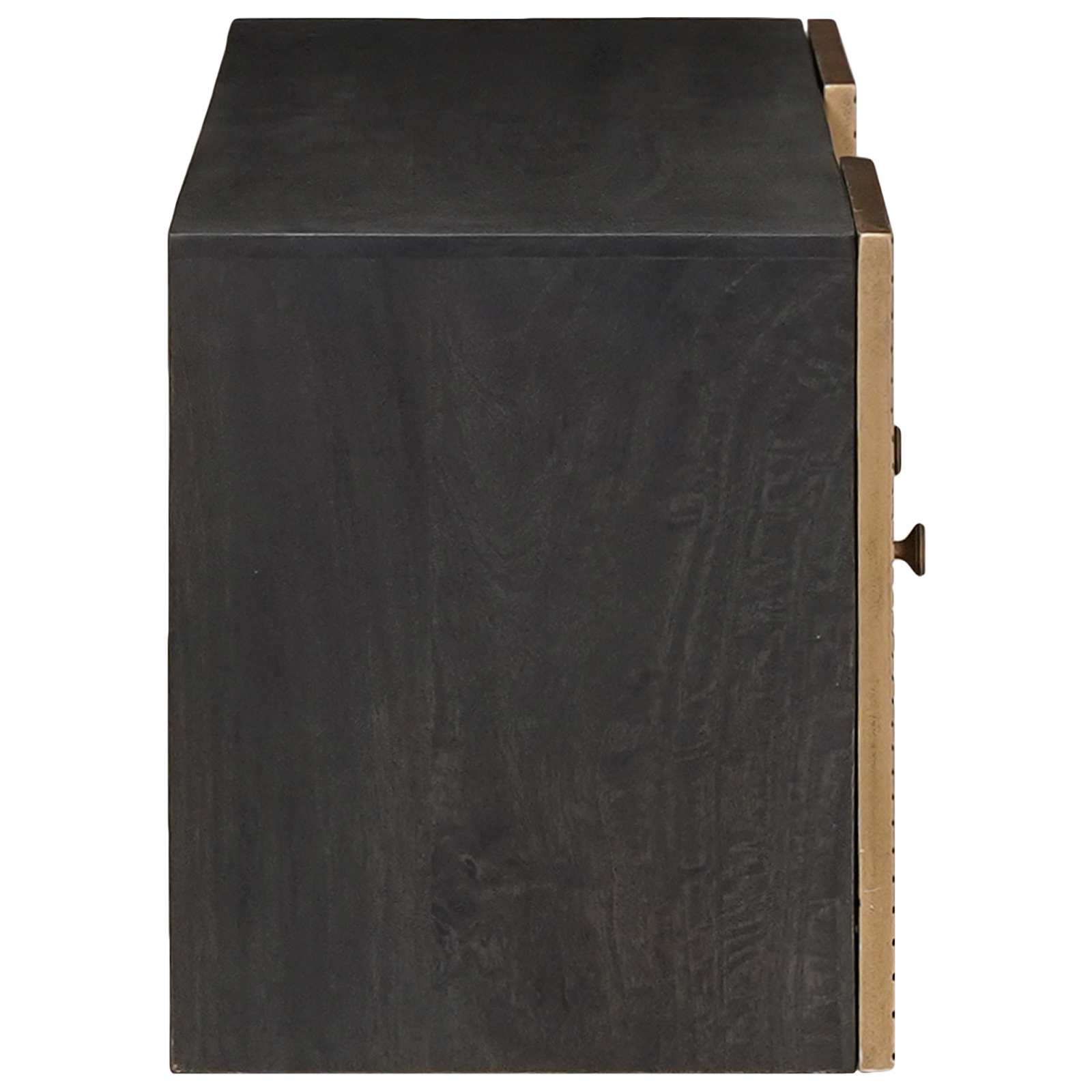 vidaXL TV Cabinet with Shelf with Storage Brass 105 x 30 x 35 cm 4