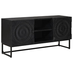 vidaXL TV Cabinet Black 105 x 30 x 54 cm 1