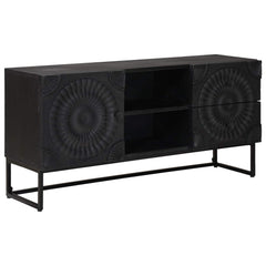 vidaXL TV Cabinet Black 105 x 30 x 54 cm 2