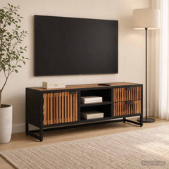 vidaXL TV Cabinet with Drawer with Storage with Door 105 x 30 x 40 cm 1