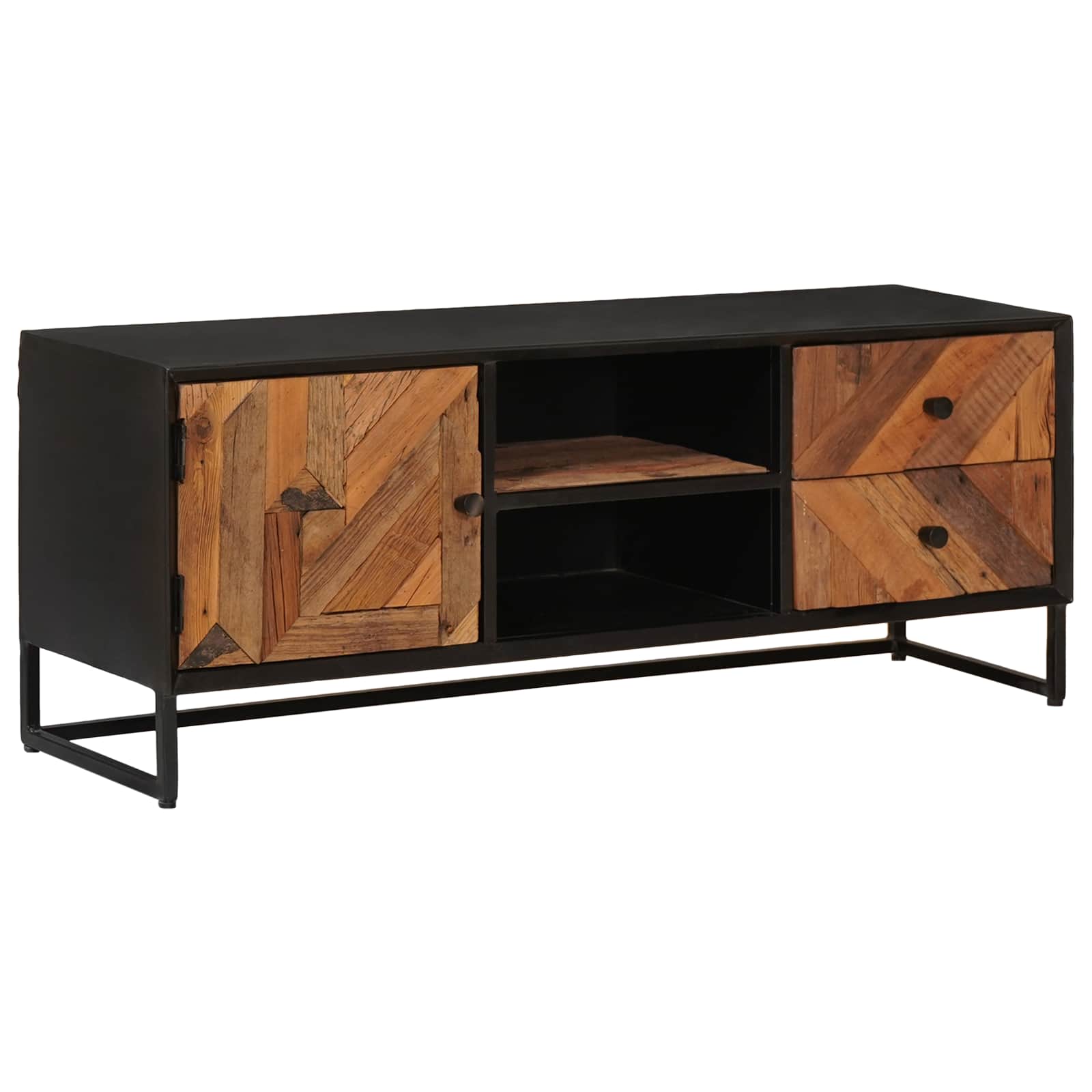 vidaXL TV Cabinet with Drawer with Storage with Door 105 x 30 x 40 cm 2