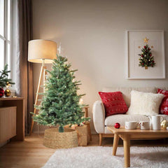 Christmas Tree Collar Round Brown