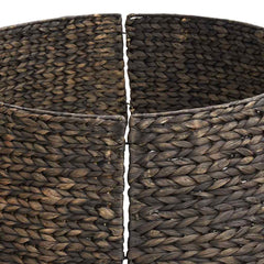 vidaXL Christmas Tree Collar Round Black Dia. 75 x 25 cm 6