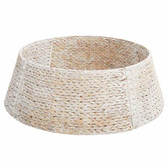 vidaXL Christmas Tree Collar Round White 75 x 75 x 25 cm 2