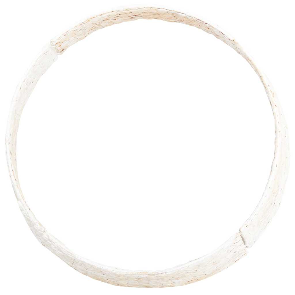 vidaXL Christmas Tree Collar Round White 75 x 75 x 25 cm 4
