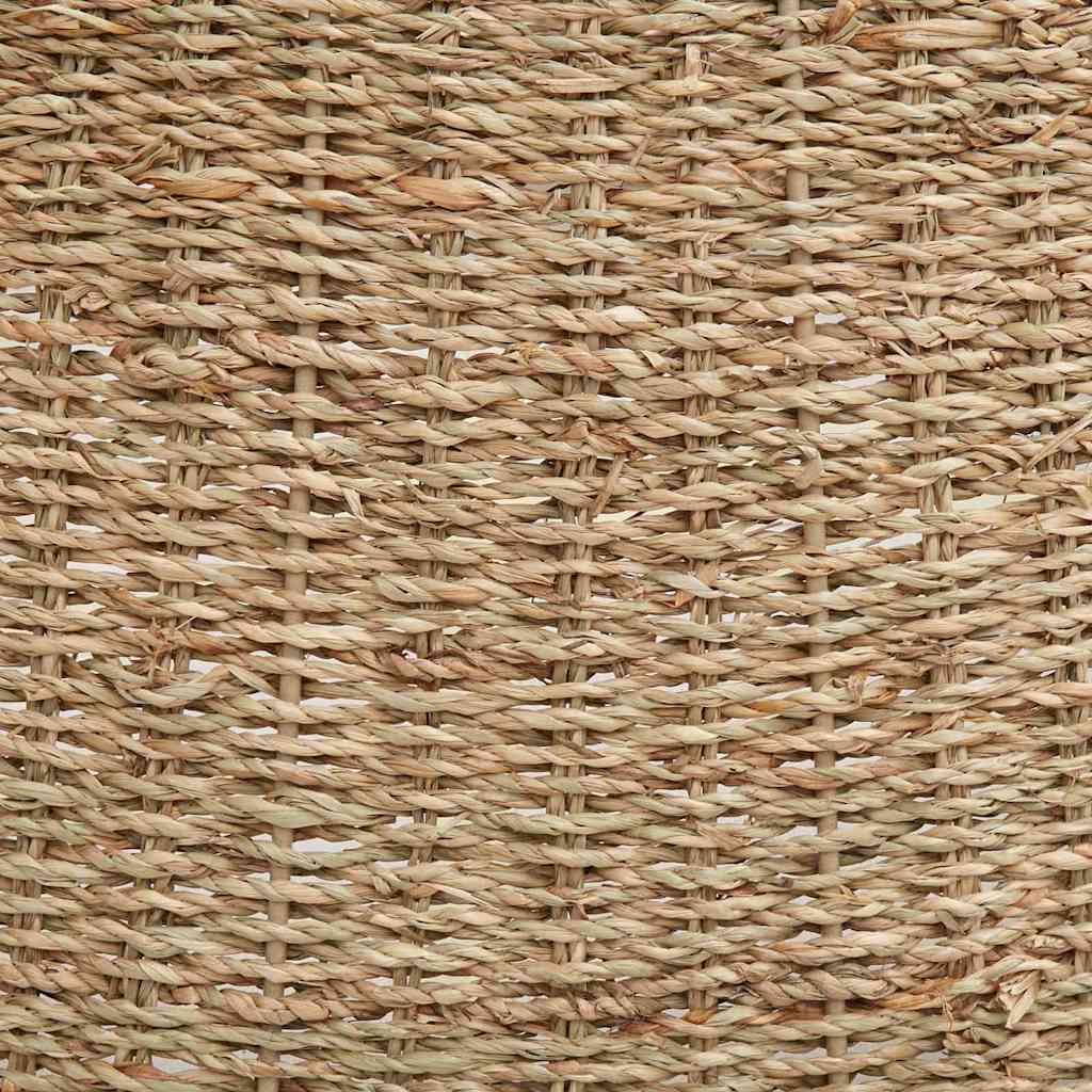 vidaXL Christmas Tree Collar Round Natural 105 x 105 x 28 cm Seagrass 5