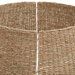 vidaXL Christmas Tree Collar Round Natural 105 x 105 x 28 cm Seagrass 6