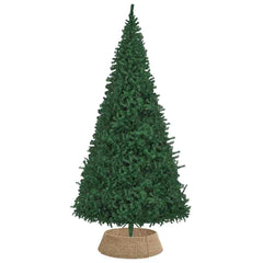 vidaXL Christmas Tree Collar Round Natural 105 x 105 x 28 cm Seagrass 3