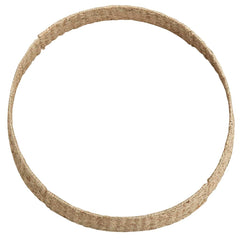 vidaXL Christmas Tree Collar Round Natural 105 x 105 x 28 cm Seagrass 4