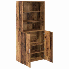 Highboard 80 x 42.5 x 185 cm Engineered Wood Old wood