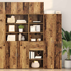Highboard 50 x 42.5 x 185 cm Engineered Wood Old wood