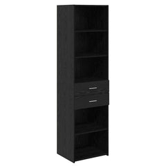 Highboard 50 x 42.5 x 185 cm Engineered Wood Black oak