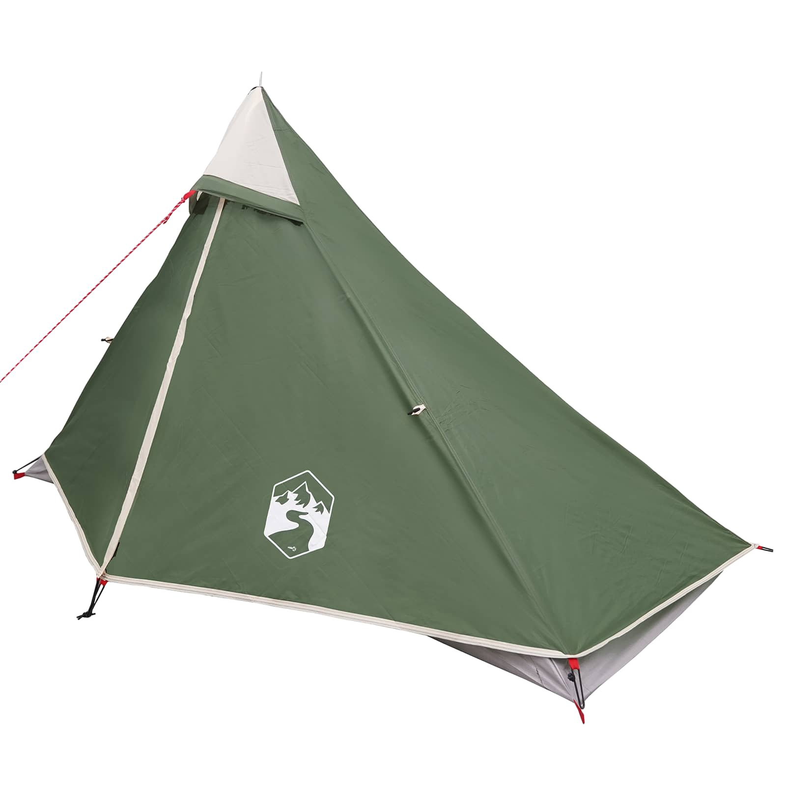 vidaXL Backpacking Tent 222 x 85 x 125 cm Green 3