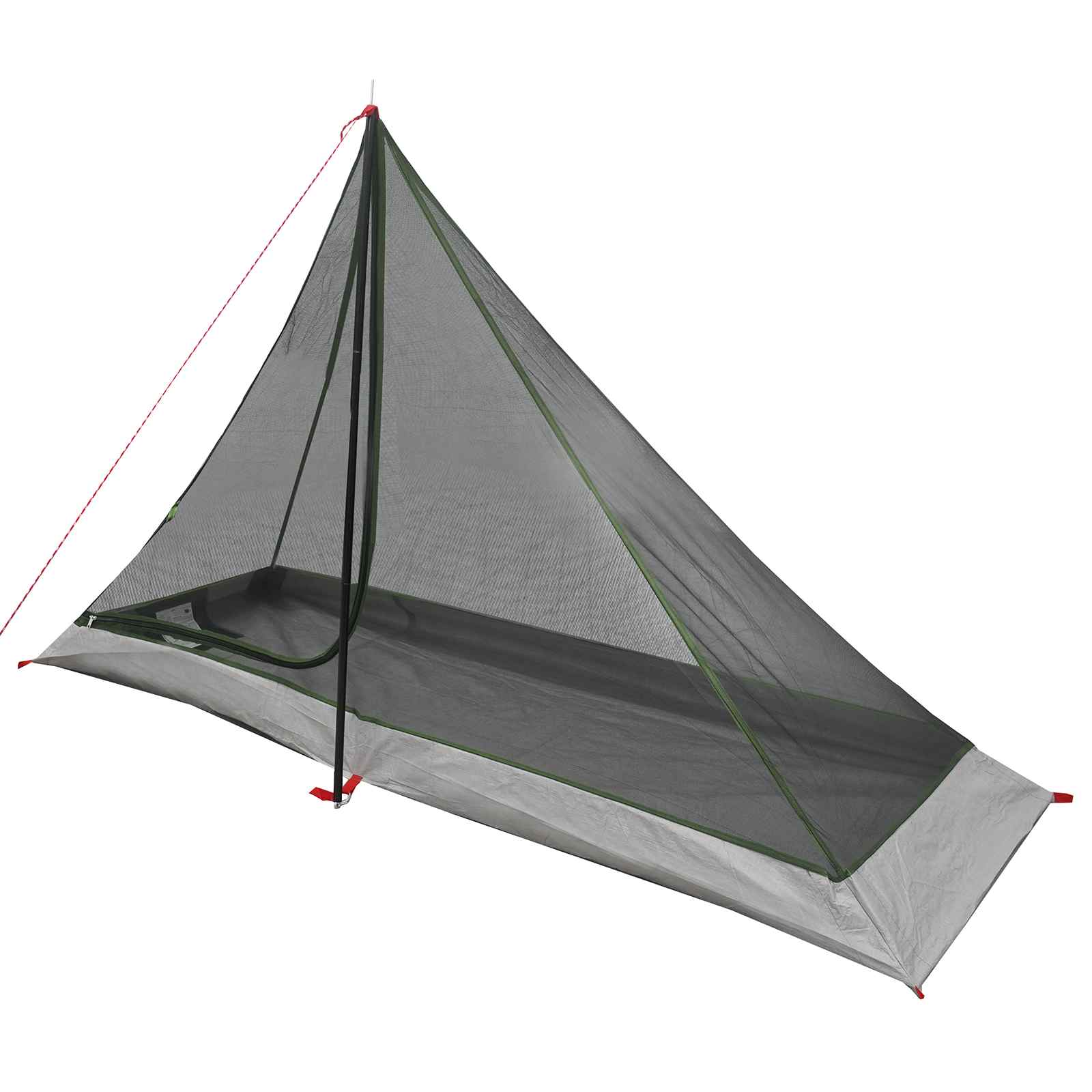 vidaXL Backpacking Tent 222 x 85 x 125 cm Green 4