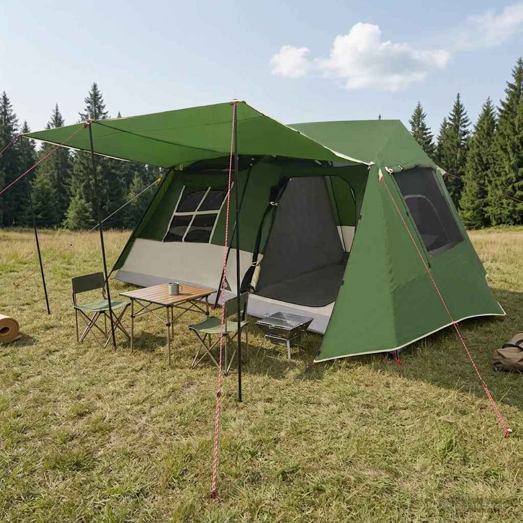 Tunnel Tent 400 x 278 x 200 cm Green