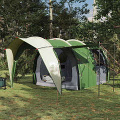 Tunnel Tent 185T Polyester with PU Coating Green 4-Person