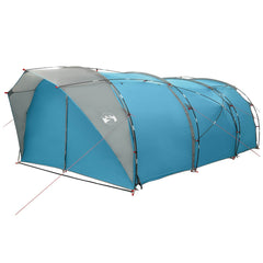 Tunnel Tent 185T Polyester with PU Coating Blue 6-Person