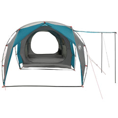 Tunnel Tent 185T Polyester with PU Coating Blue 6-Person