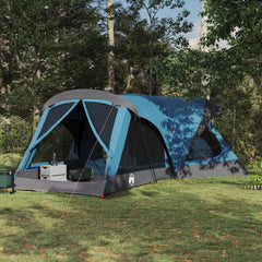 Family Tent 14-Person 185T Polyester with PU Coating Blue
