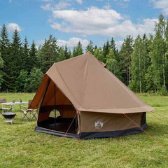 Family Tent Polycotton Brown 6-Person