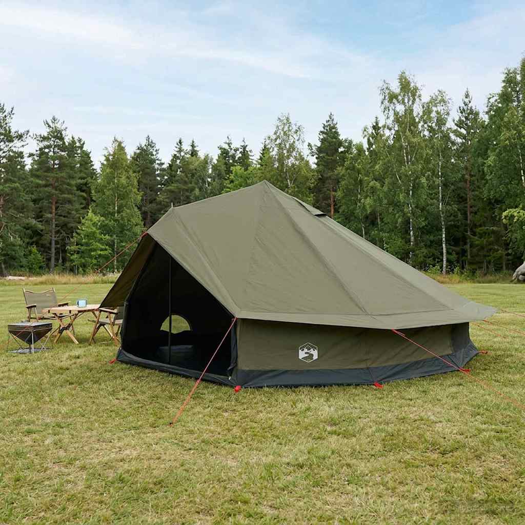 Family Tent Polycotton Army green 12-Person