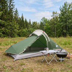 vidaXL Backpacking Tent 2-Person Green 185T Polyester with PU Coating 1