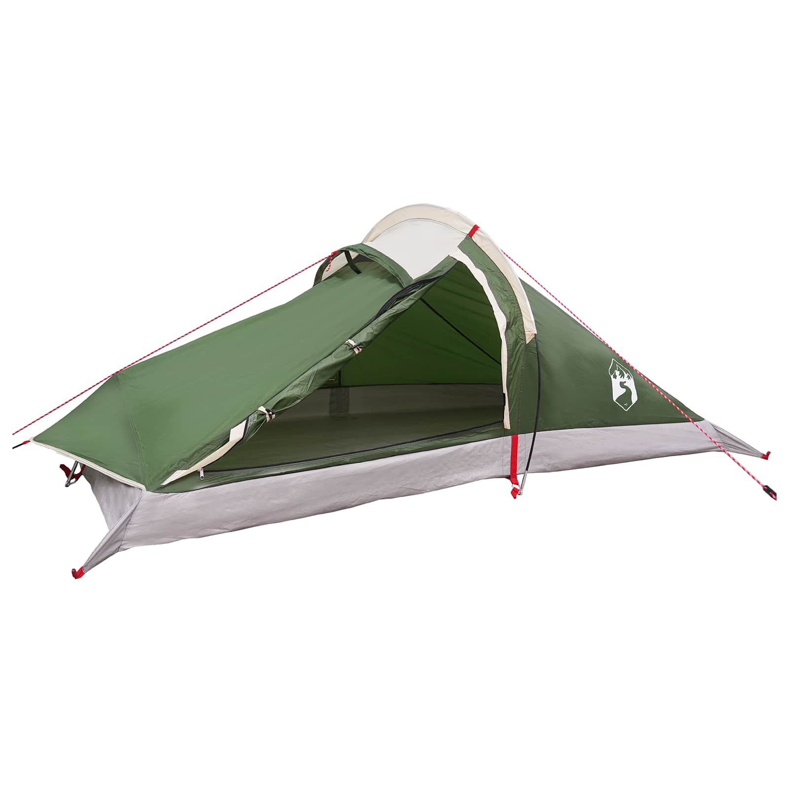 vidaXL Backpacking Tent 2-Person Green 185T Polyester with PU Coating 2