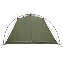 vidaXL Tunnel Tent 4-Person Olive Green 185T Polyester with PU Coating 5