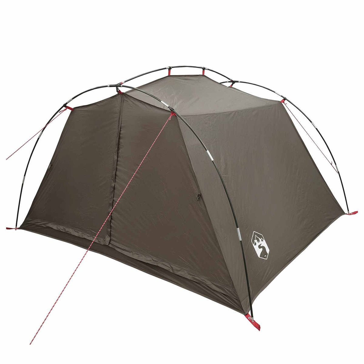 Tunnel Tent 185T Polyester with PU Coating Brown and grey