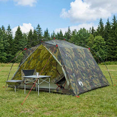 vidaXL Tunnel Tent 185T Polyester with PU Coating