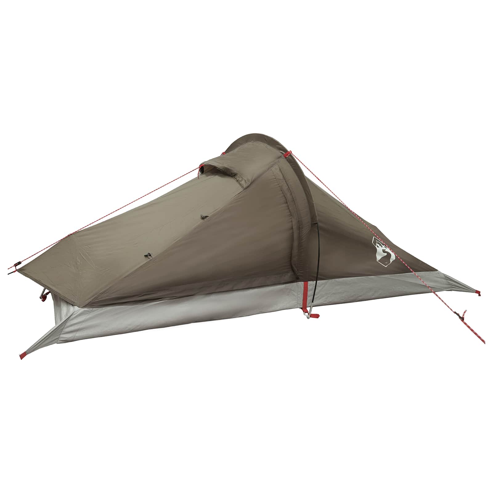 vidaXL Backpacking Tent 2-Person Brown and Grey 3