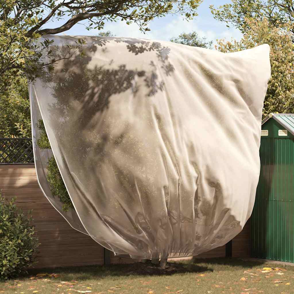 vidaXL Frost Protection Plant Fleece Covers 3 pcs Beige 3.5 x 3.93 m 1