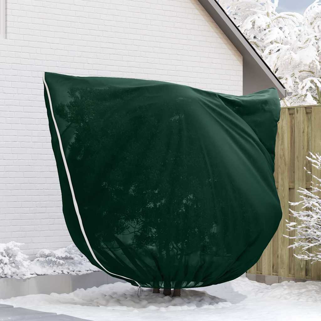 vidaXL Frost Protection Plant Fleece Covers 3 pcs Green 2.5 x 3.14 m 5