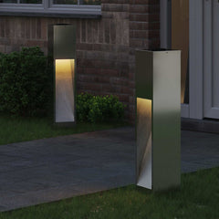 vidaXL Solar Led Pathway Light 2 pcs Warm White 18 x 18 x 80 cm 3
