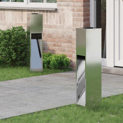 vidaXL Solar Led Pathway Light 2 pcs Warm White 18 x 18 x 80 cm 1