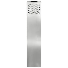 vidaXL Solar LED Pathway Light 2 pcs Warm White 18 x 18 x 80 cm 6