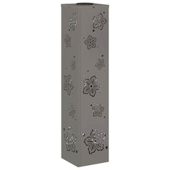 Solar LED Pathway Light 2 pcs Warm White 18 x 18 x 80 cm Five-petal Blossom Weathering steel