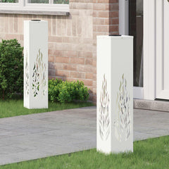 vidaXL Solar LED Pathway Light 2 pcs Warm White 18 x 18 x 80 cm 1