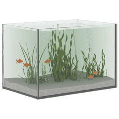vidaXL Aquarium with Storage Transparent 30 x 20 x 20 cm Glass 3