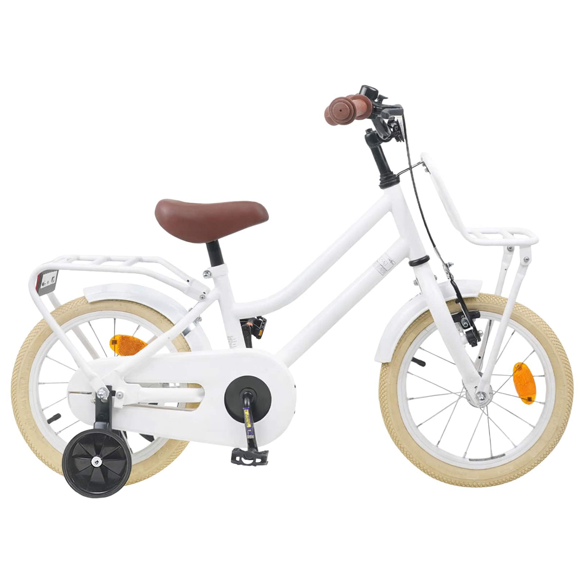 Kids Bike for 2-4 Years Old White 12 inches