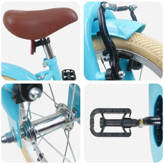Kids Bike for 2-4 Years Old Light Blue 12 inches