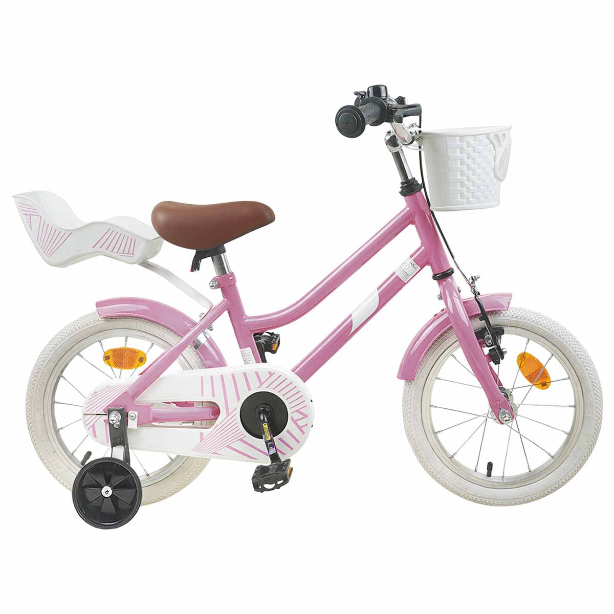 Kids Bike for 2-4 Years Old Light pink 12 inches