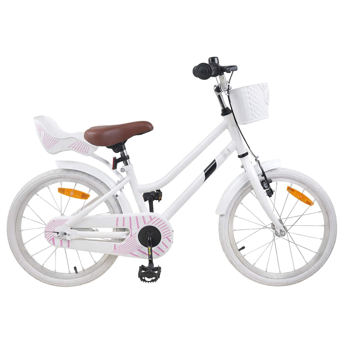 Kids Bike for 2-4 Years Old White 18 inches