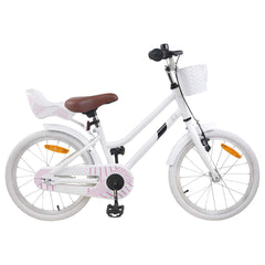 Kids Bike for 2-4 Years Old White 18 inches
