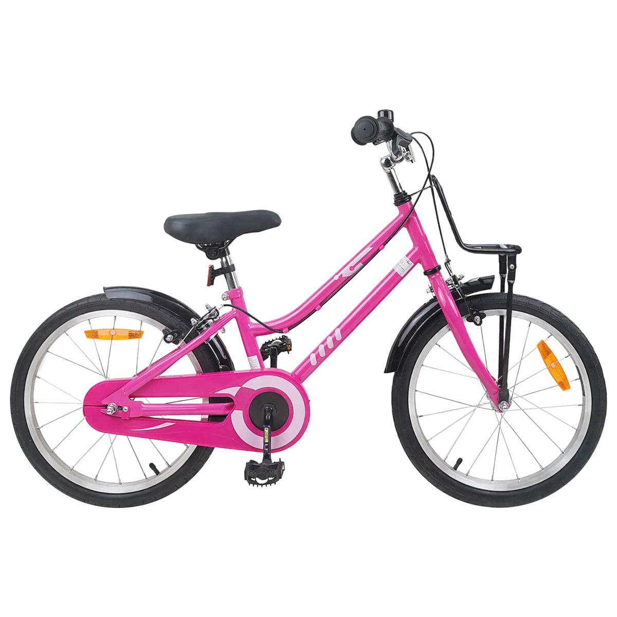 Kids Bike for 6-11 Years Old Pink Black 18 inches
