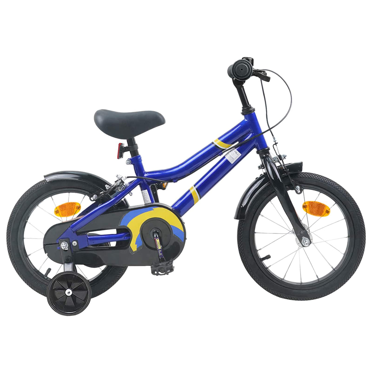 Kids Bike for 3-5 Years Old Blue and black 12 inches