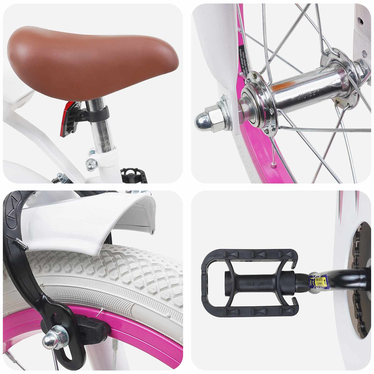 Kids Bike for 2-4 Years Old White 12 inches