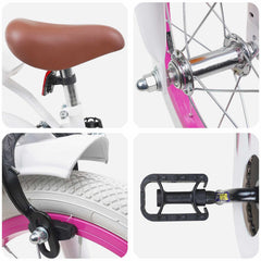 Kids Bike for 2-4 Years Old White 12 inches