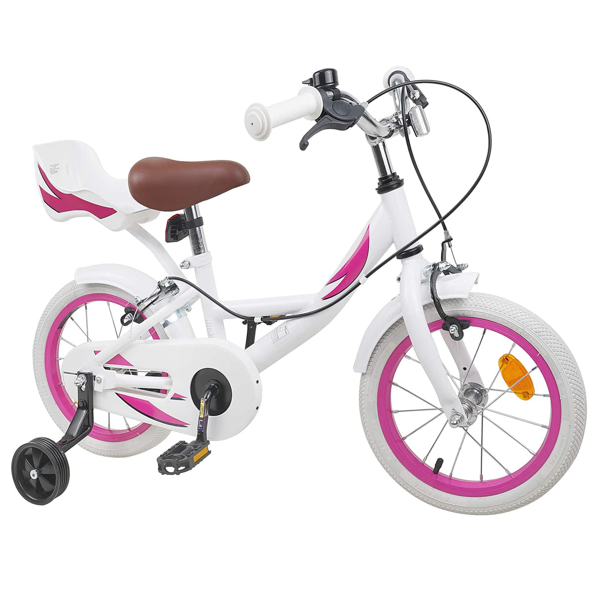 Kids Bike for 2-4 Years Old White 12 inches